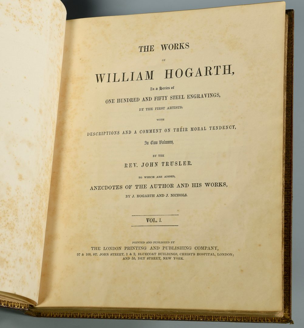 Lot 727: Works of William Hogarth c. 1870