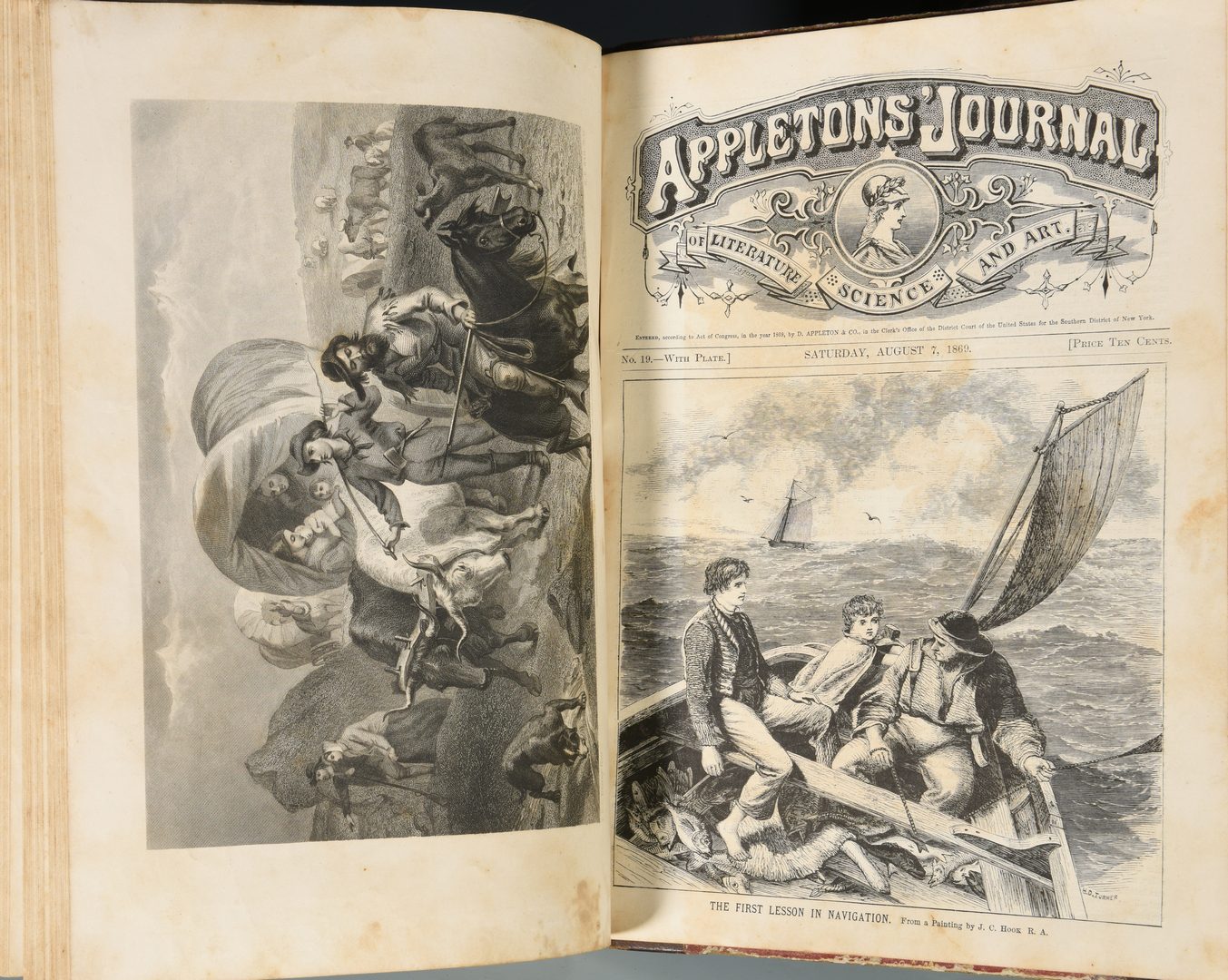 Lot 731: Set Appleton's Journals, First 15 vol. run