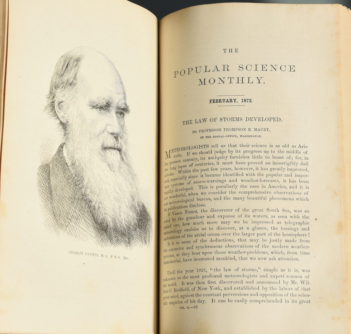 Lot 732: First Ed. Popular Science 1872-1879