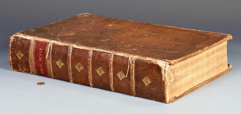 Lot 737: 1763 John Baskerville Bible