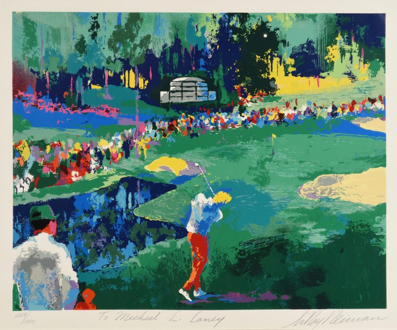Lot 765: Leroy Neiman, Serigraph, "16th at Augusta"