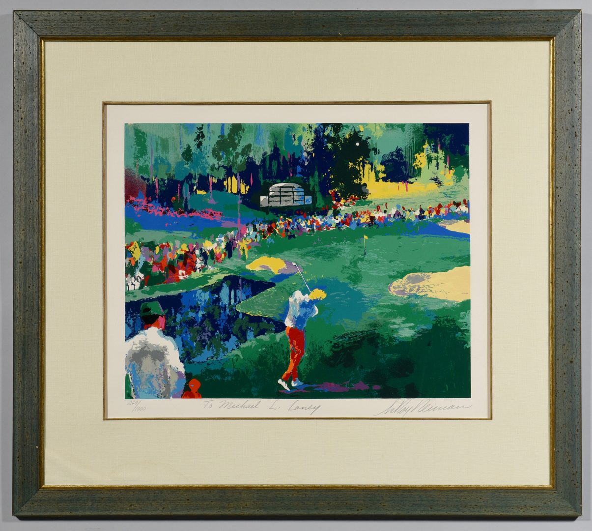 Lot 765: Leroy Neiman, Serigraph, "16th at Augusta"