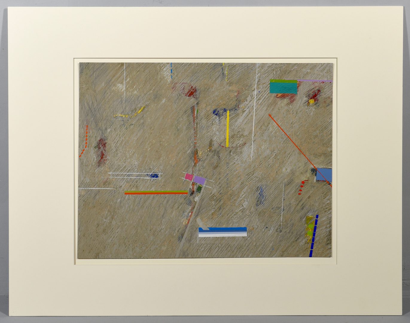 Lot 770: Myrna Burks acrylic on paper landscape