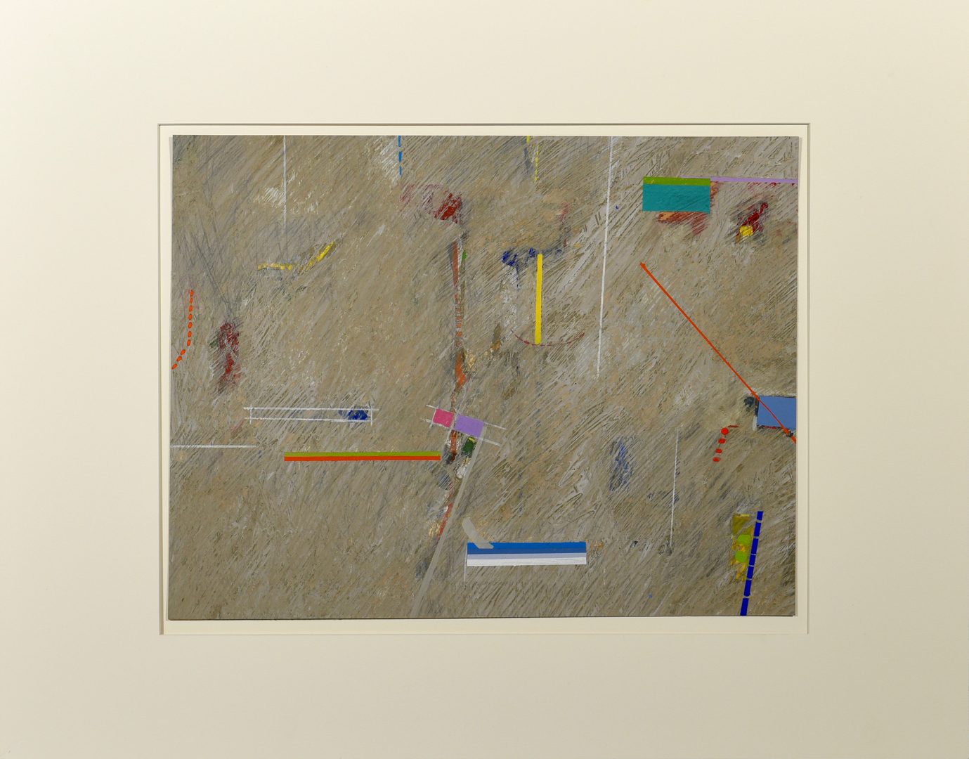 Lot 770: Myrna Burks acrylic on paper landscape