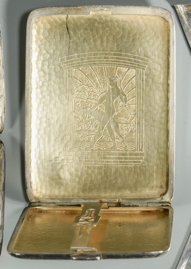 Lot 852: Misc. silver inc. vanity pieces, 14 items