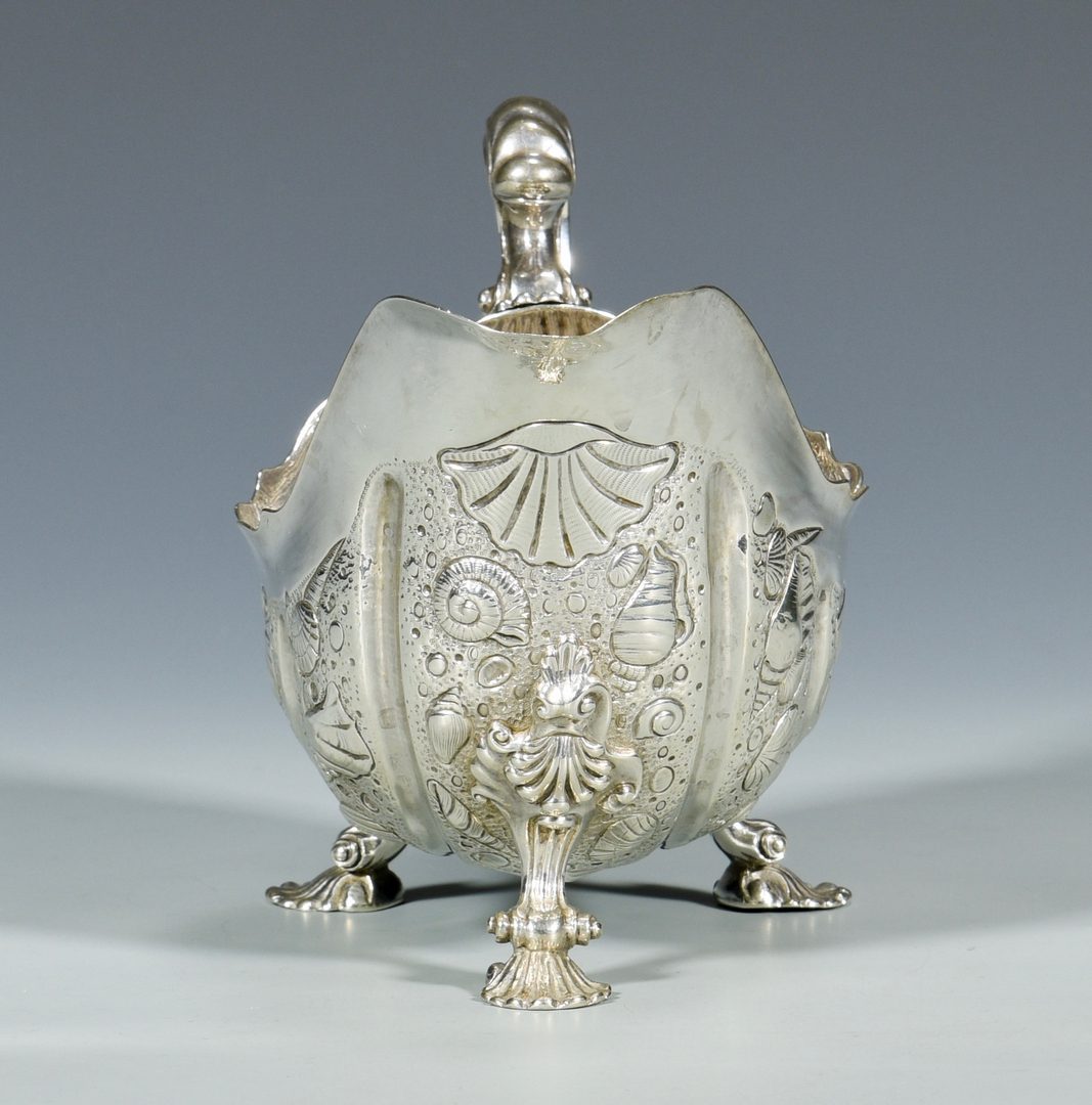Lot 860: Rococo Style Sterling Sauceboat