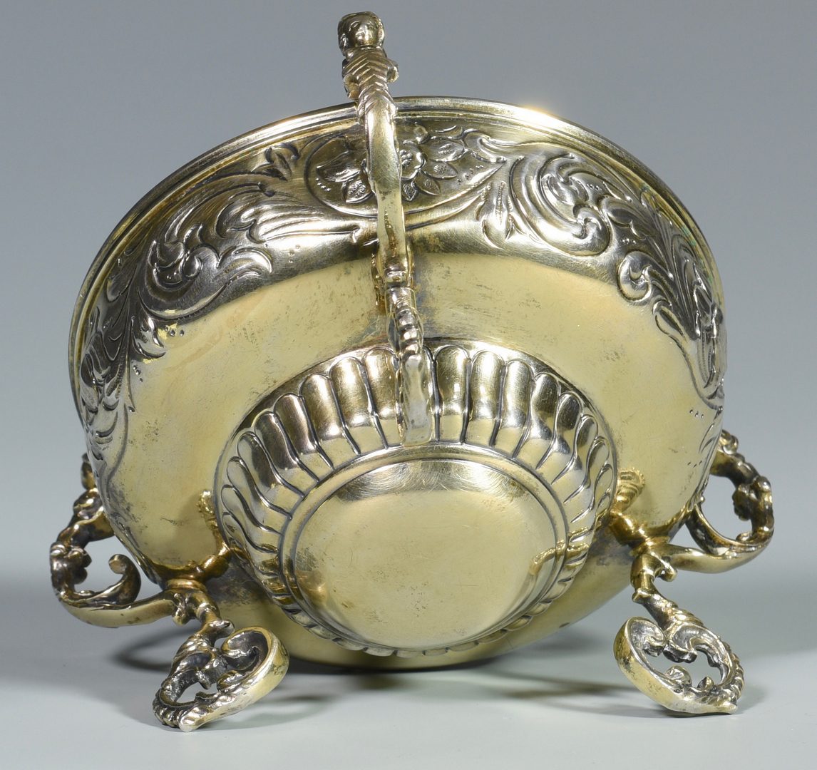 Lot 870: English Sterling Repousse Loving  Cup