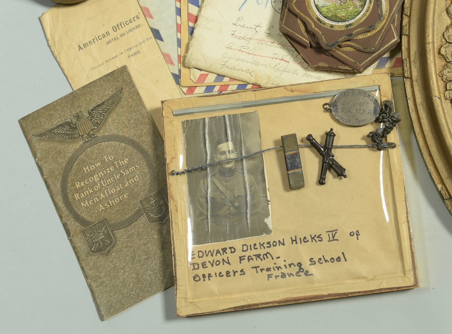 Lot 873: World War I Archive – E.D. Hicks