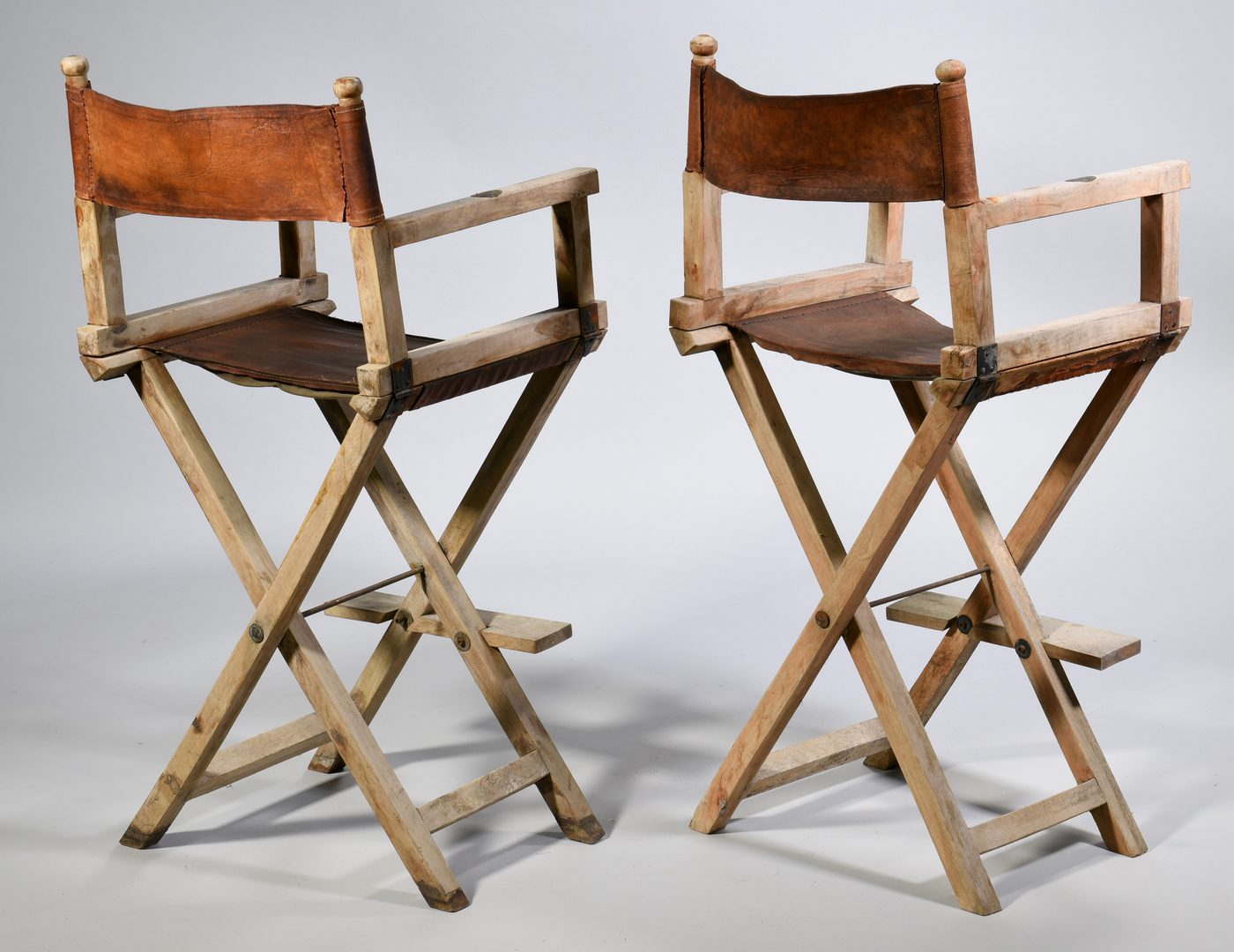Lot 883: Set 4 Vintage Col. Corbett Safari Chairs