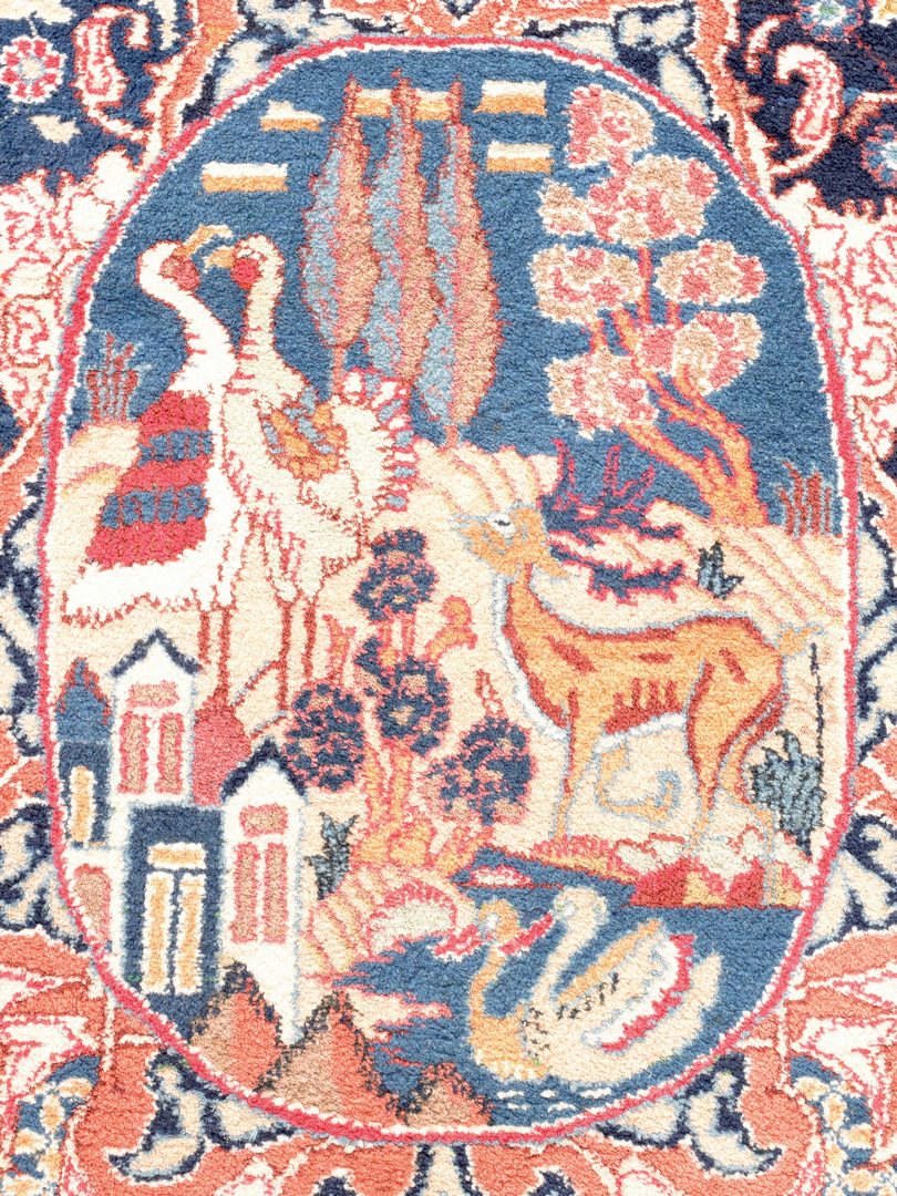 Lot 916: Persian Fine Kashmar Carpet, 13’7" x 10′