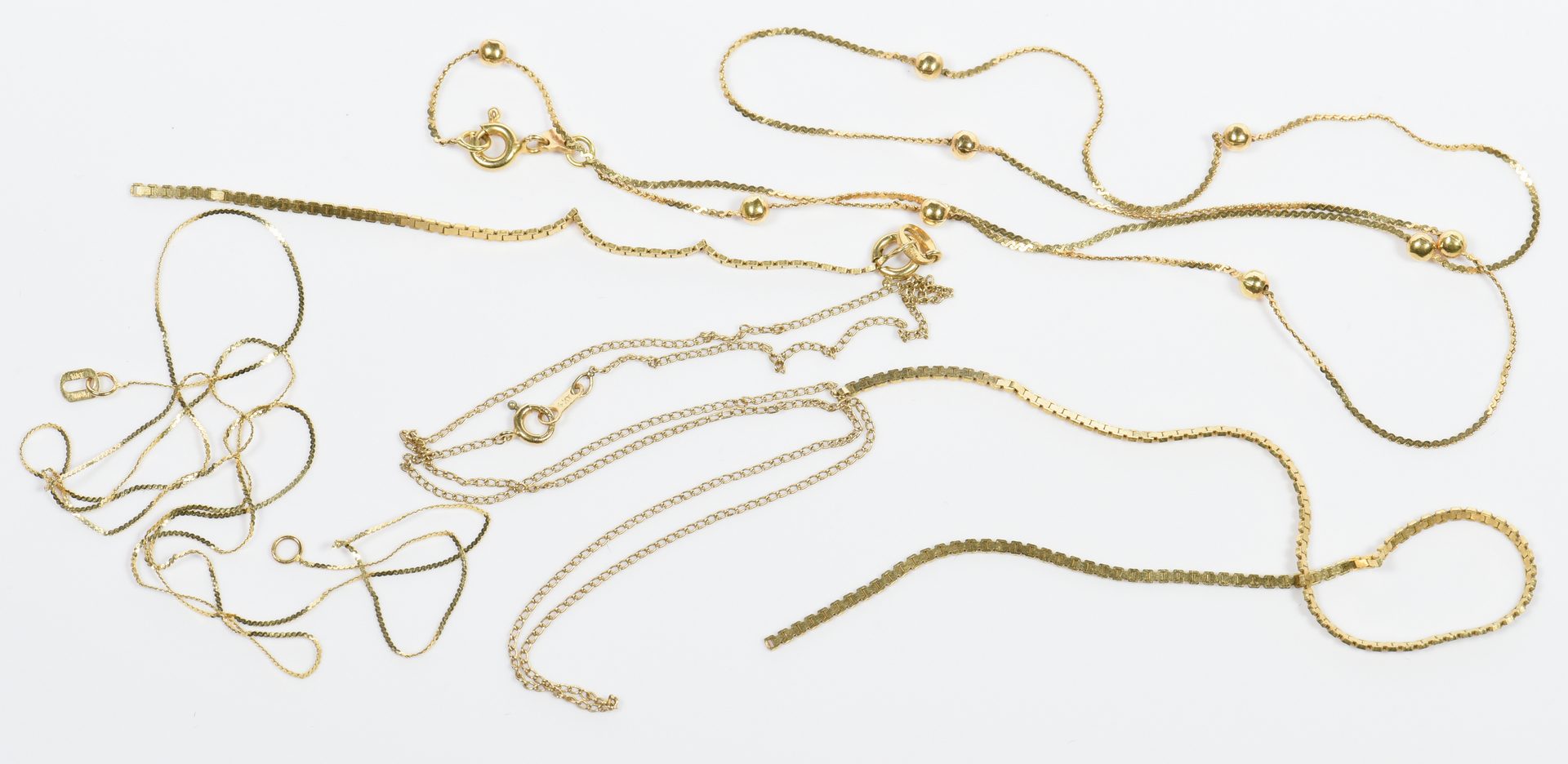 Lot 957: Group of Gold Jewelry, 11 items