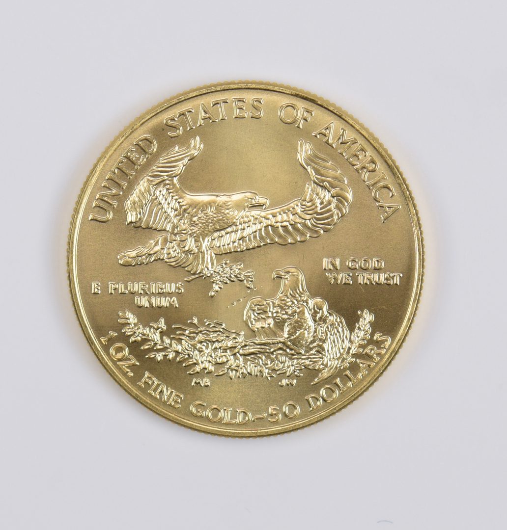 Lot 984: 1 oz 22K American Gold Eagle Coin, 2008