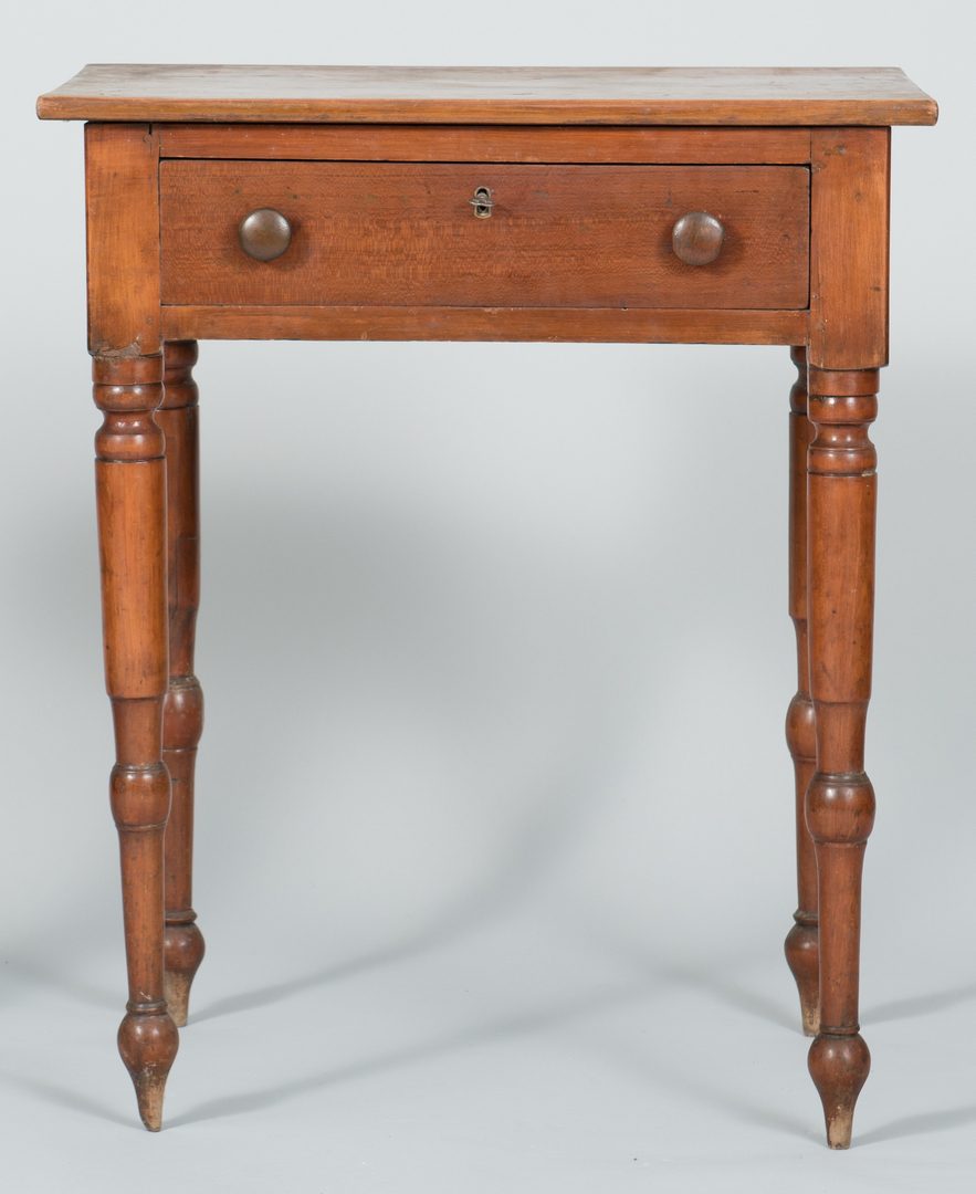 Lot 121: Middle TN Work Table and Candle Stand