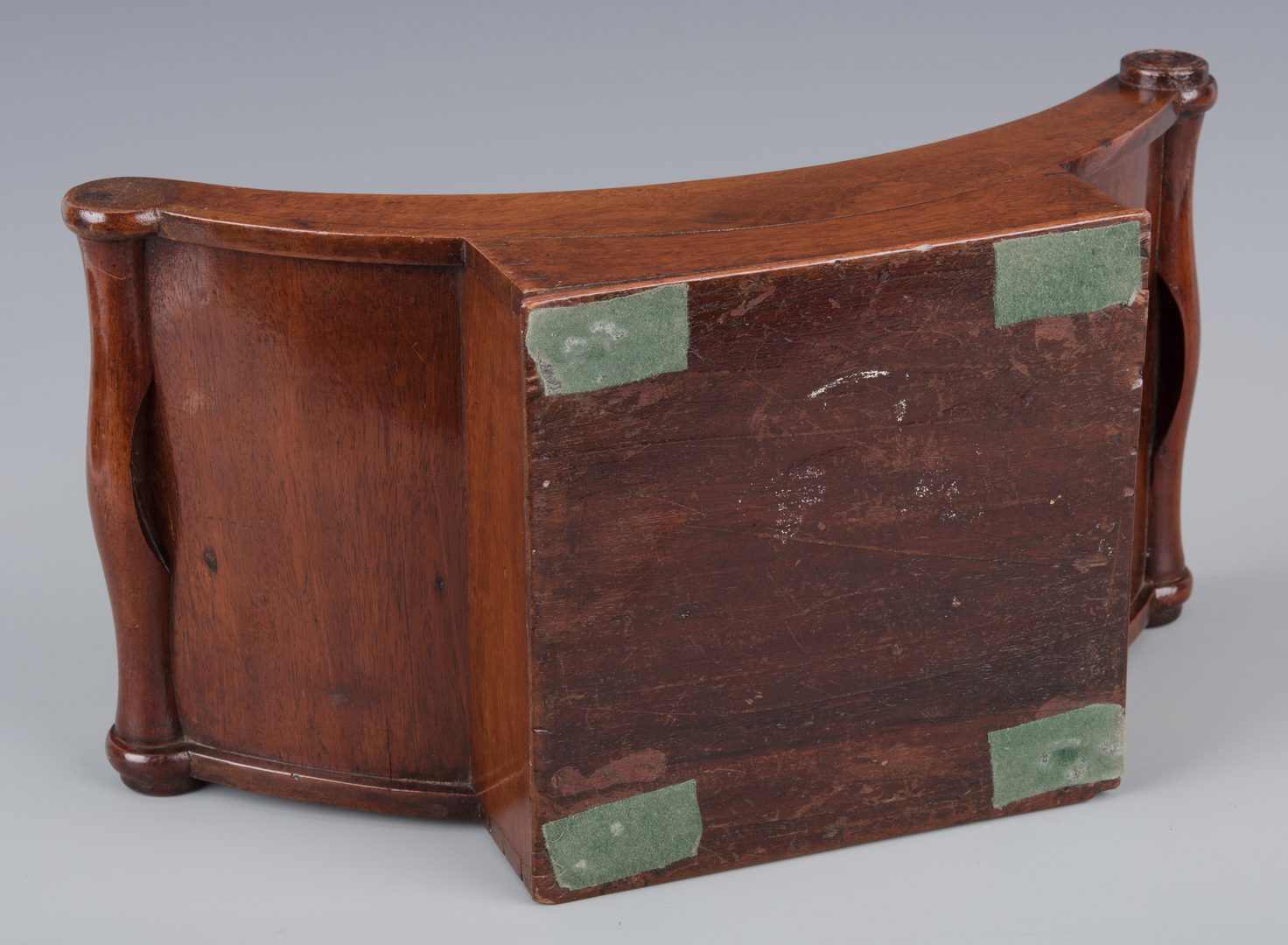 Lot 143: Tea Caddy, Cheese Coaster, and Classical Urns