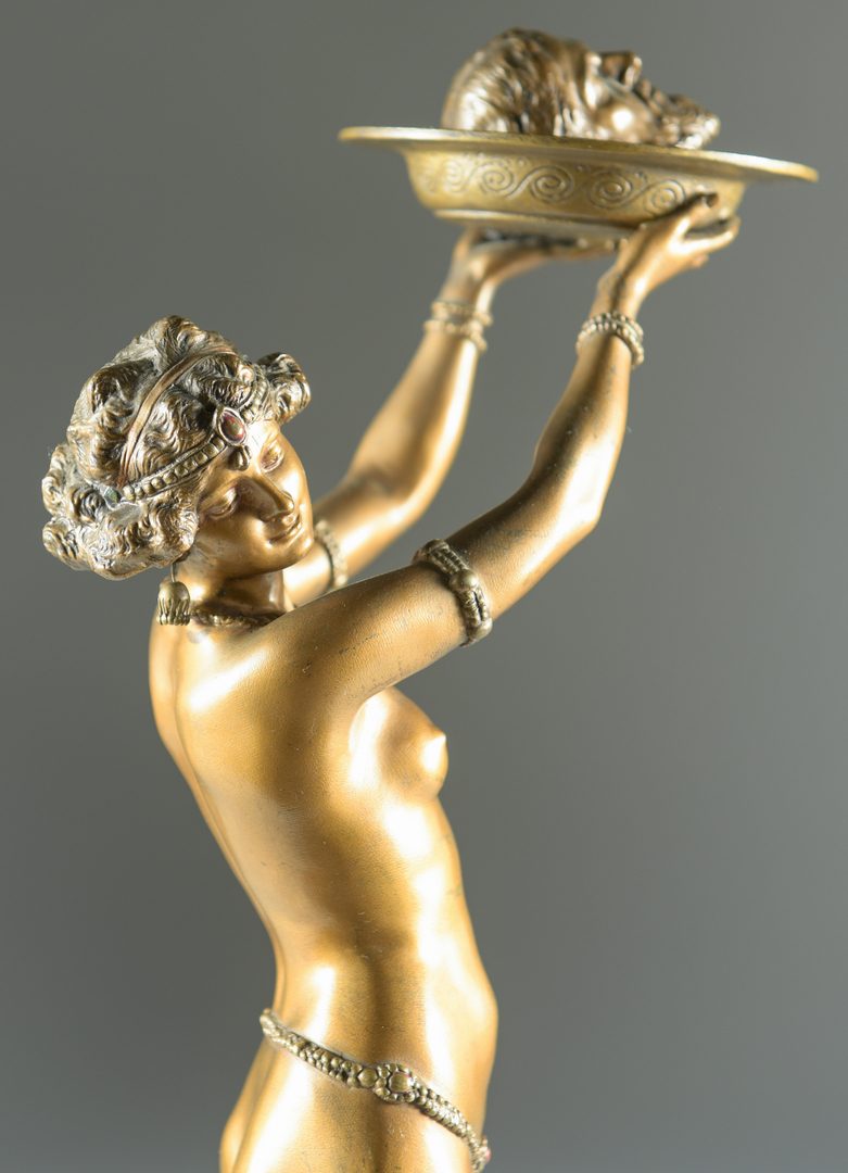 Lot 153: Franz Bergmann Bronze, Salome