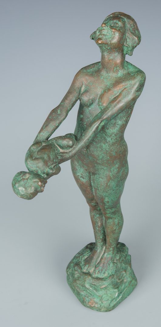 Lot 154: Edith Parsons Bronze Sculpture,"Joy"