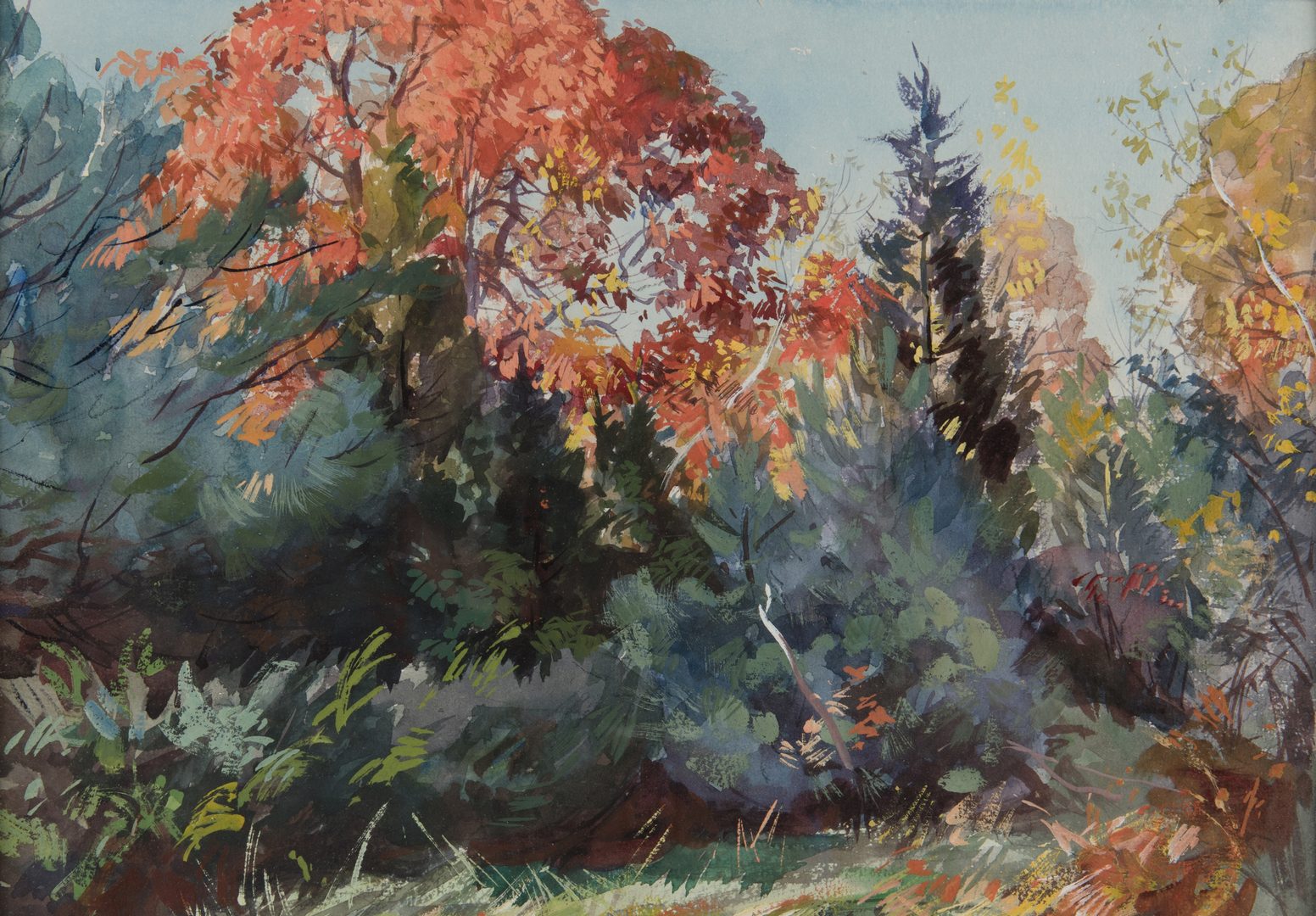 Lot 156: 2 A. L. Ripley Landscapes, Spring & Fall