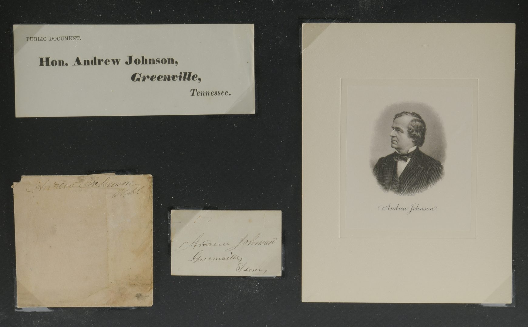 Lot 193: 5 Presidential Andrew Johnson Related Items