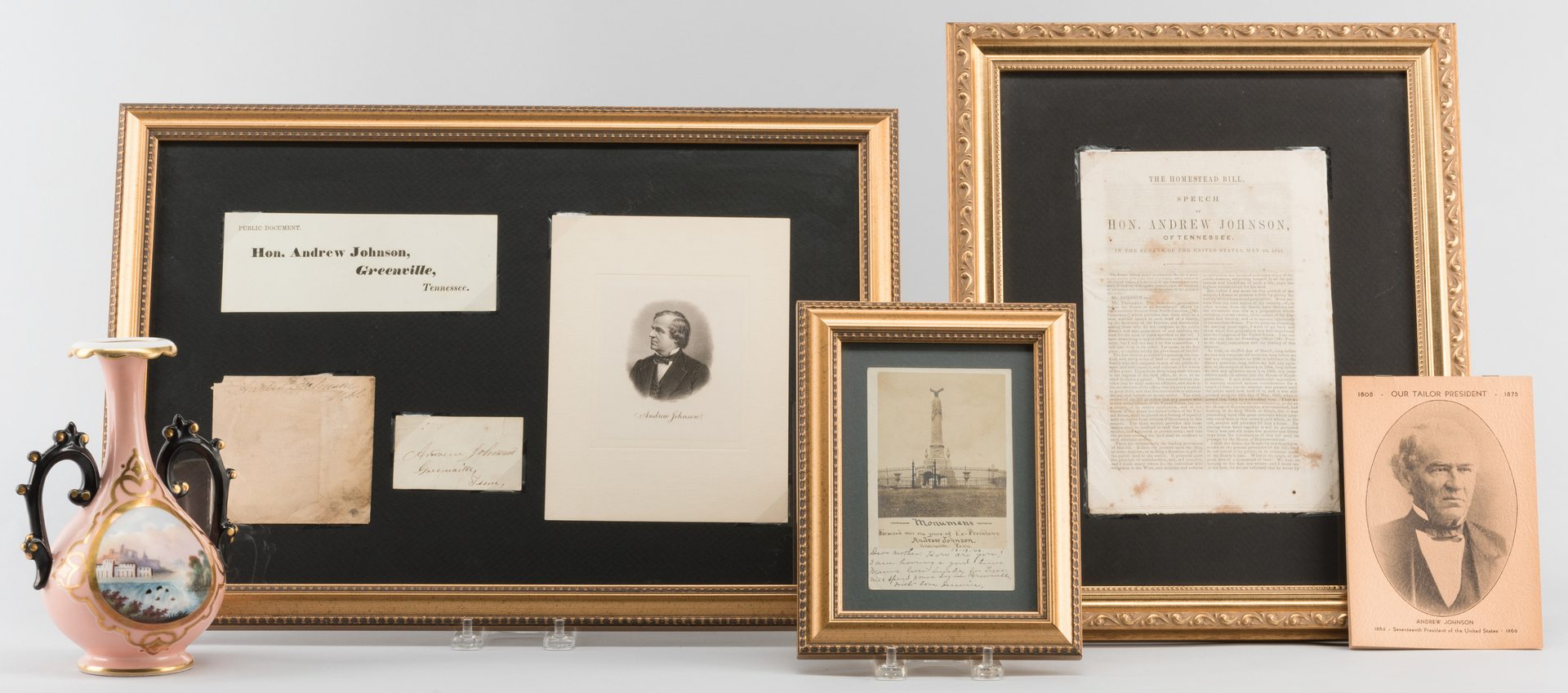 Lot 193: 5 Presidential Andrew Johnson Related Items