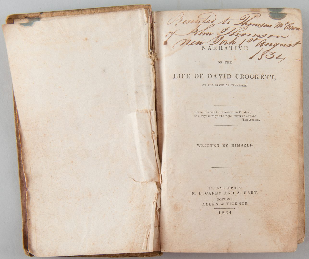 Lot 203: Jackson and Davy Crockett biographies, 3