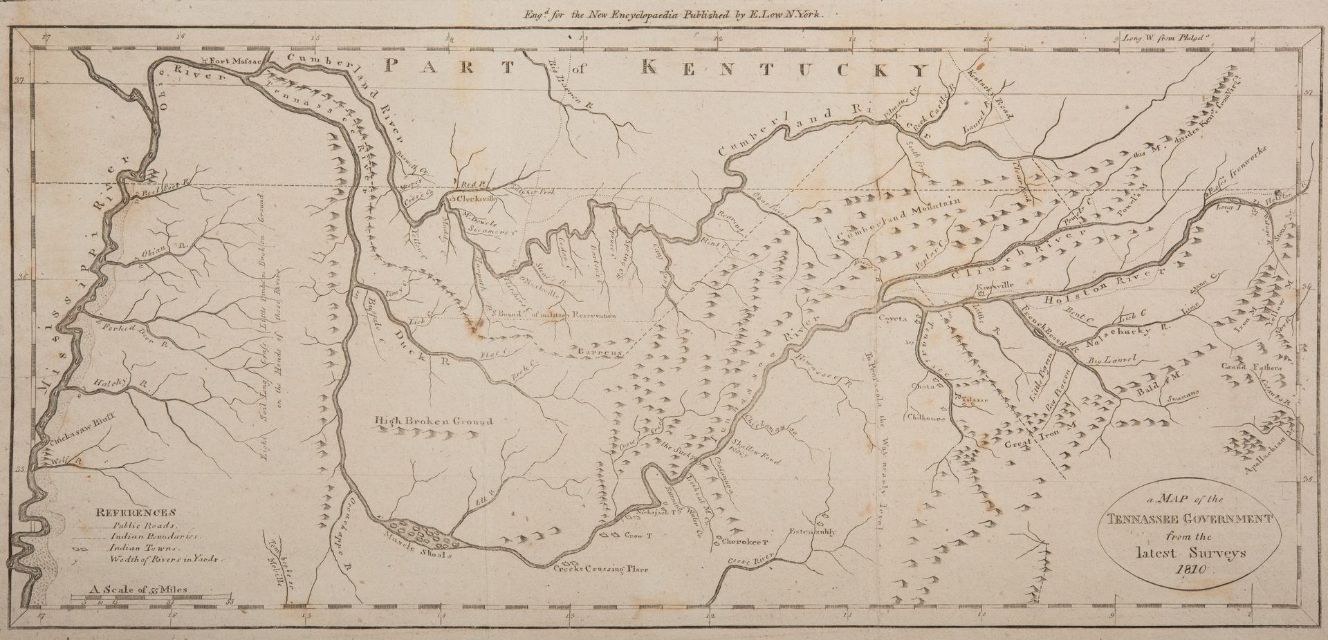 Lot 209: Tenn. Map 1811, Payne/Low