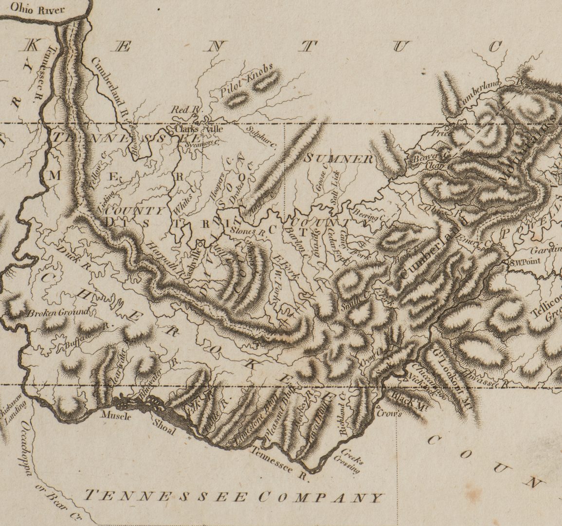 Lot 210: TN Map 1804, Lewis/ Lawson
