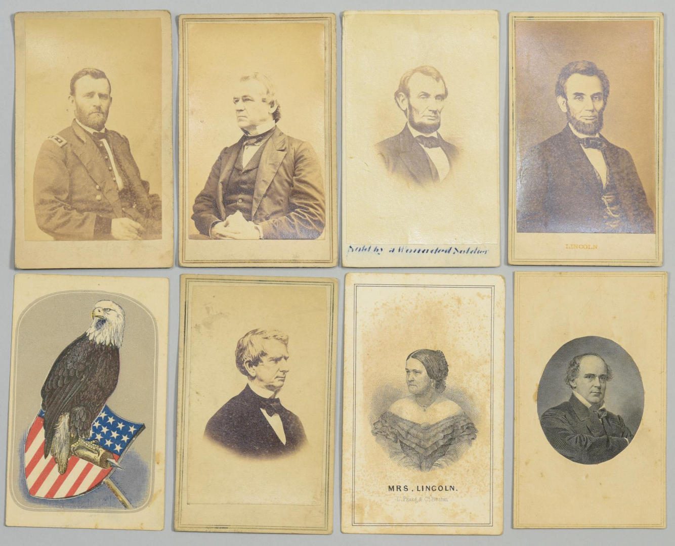 Lot 228: Group of 8 Civil War & TN CDV Cards