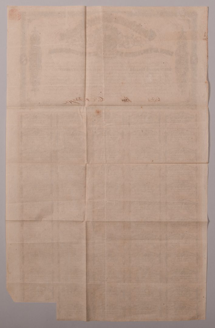 Lot 233: 3 Sheets Confederate Bonds