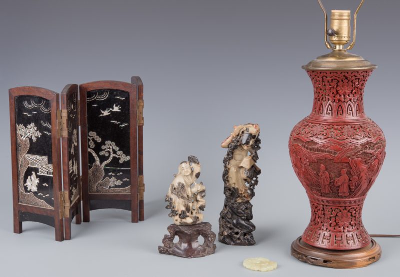Lot 248: 5 Chinese Table Items