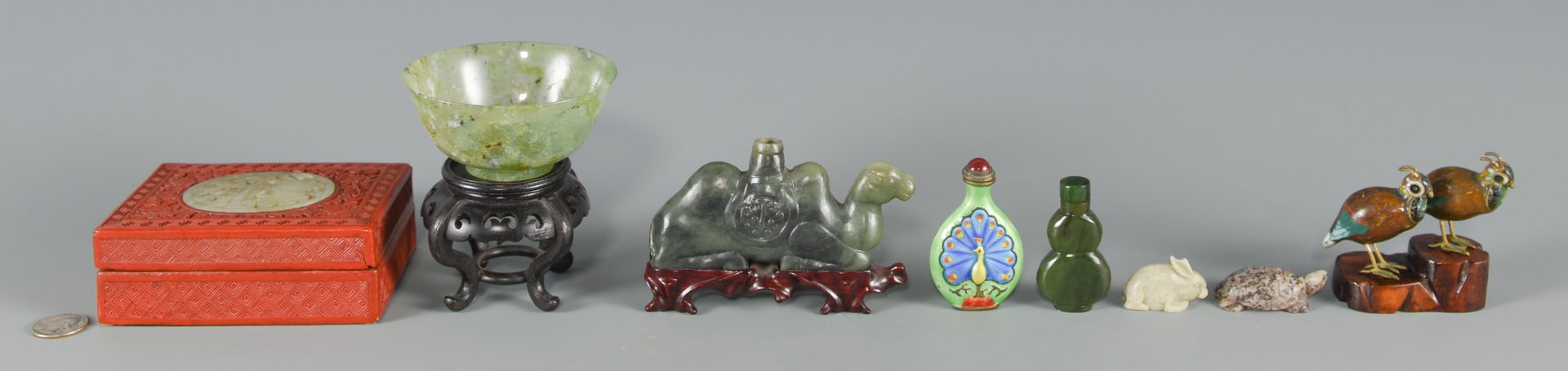 Lot 249: 9 Chinese Decorative Items