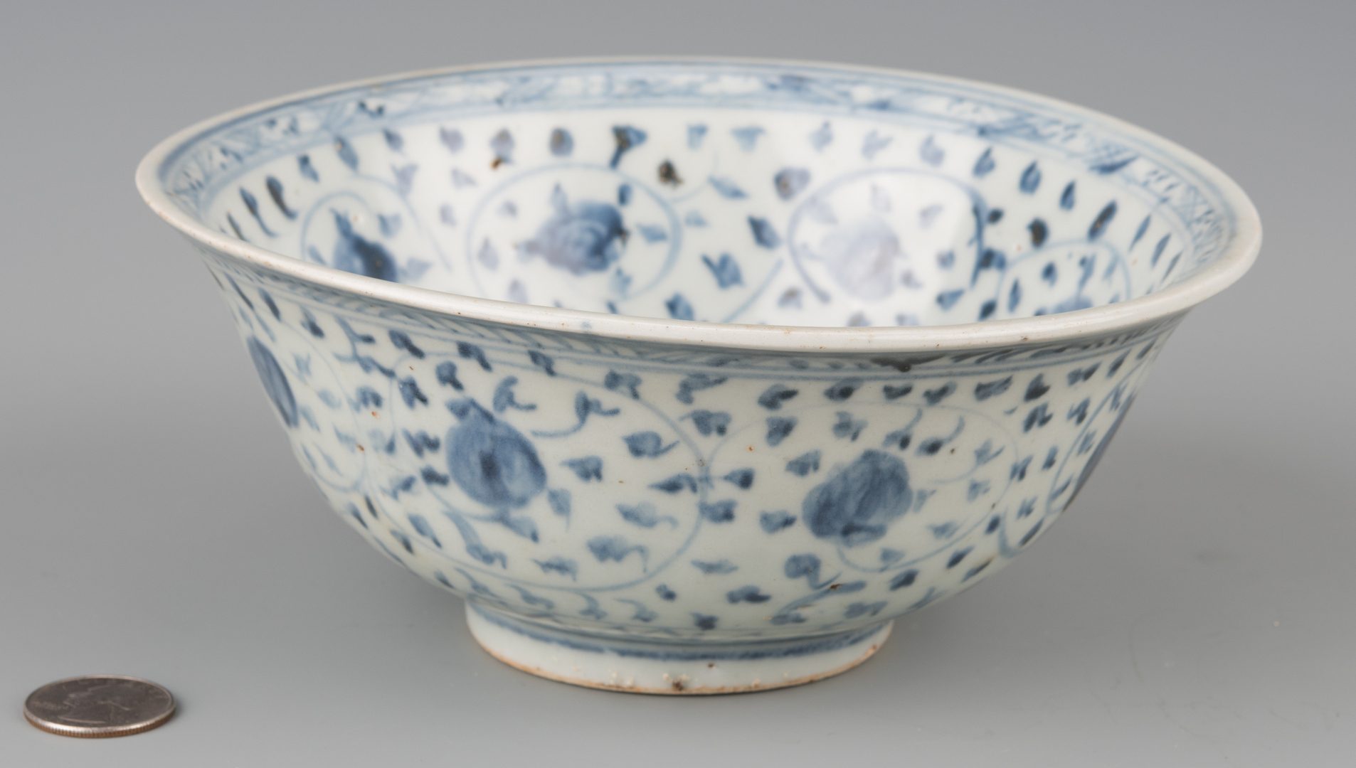 Lot 261: Asian Blue White Bowls inc Ming