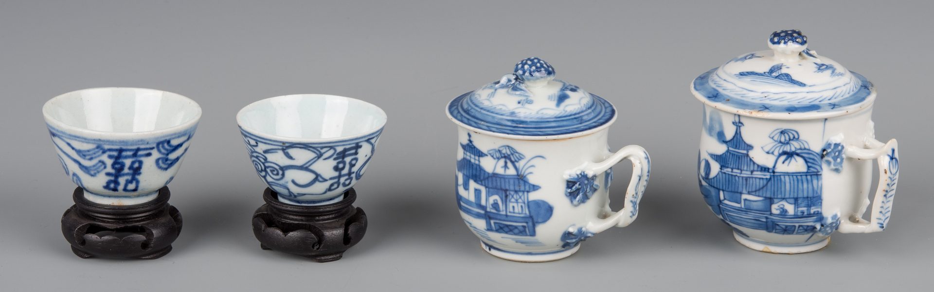 Lot 262: 15 pcs Canton Nanking porcelain