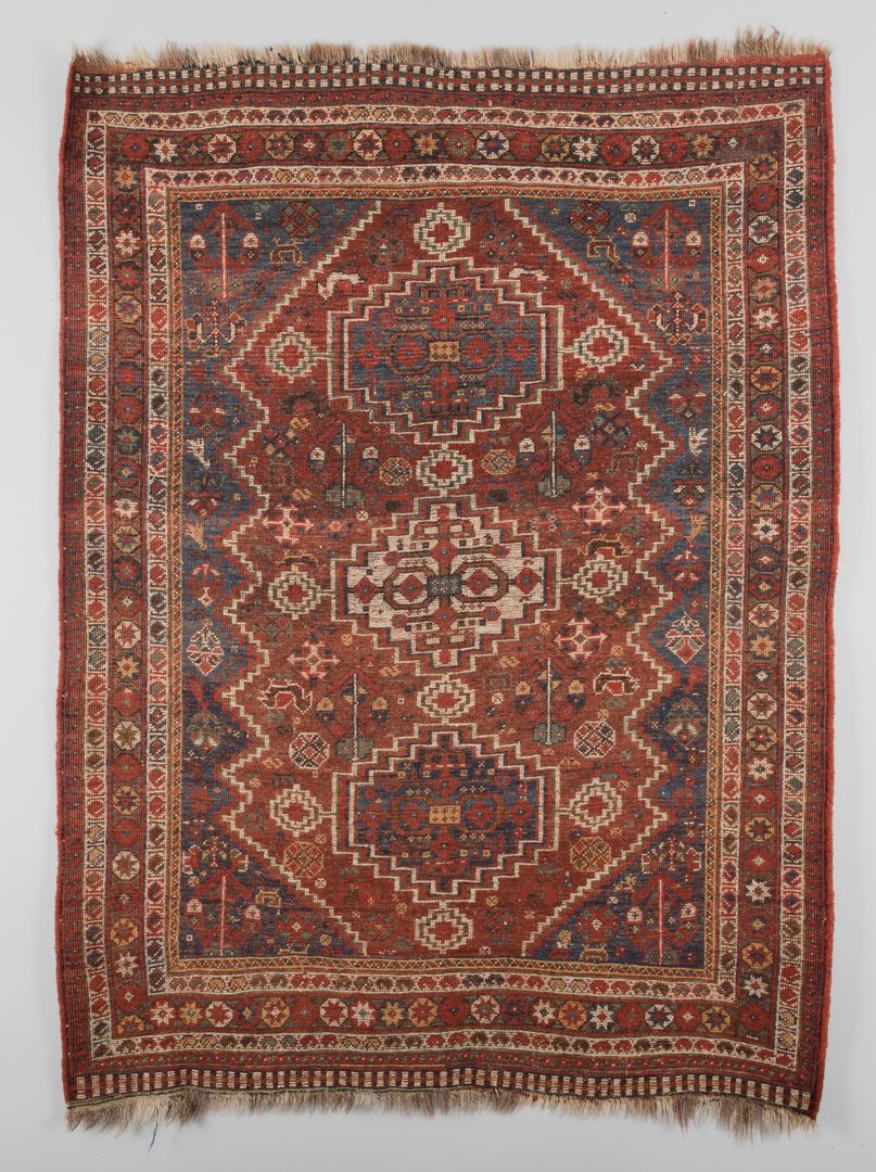 Lot 307: Antique Persian Afshar area rug