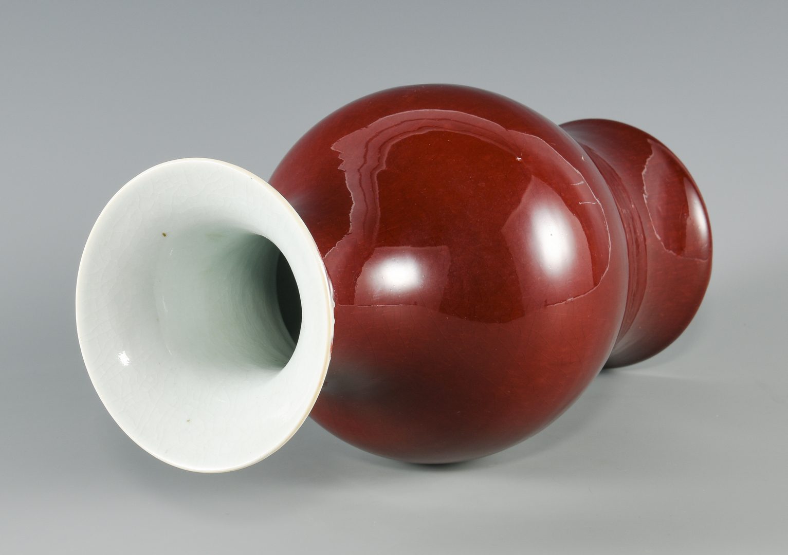 Lot 30: Chinese Sang-de-Boeuf Porcelain Vase