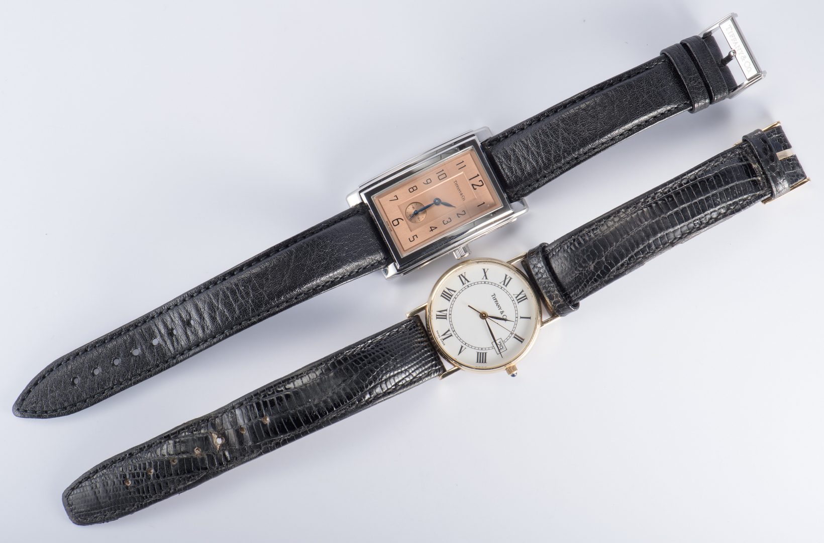 Lot 330: 2 Tiffany Men's Classic Watches