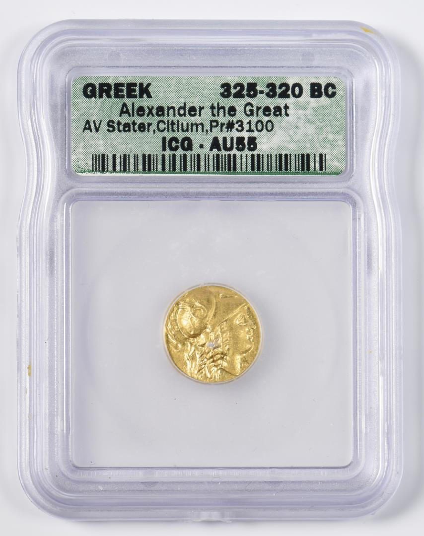 Lot 342: Alexander the Great AV Stater Coin, Citium Mint