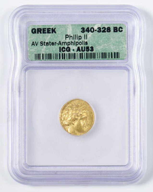 Lot 347: Philip II AV Stater, Amphipolis Mint