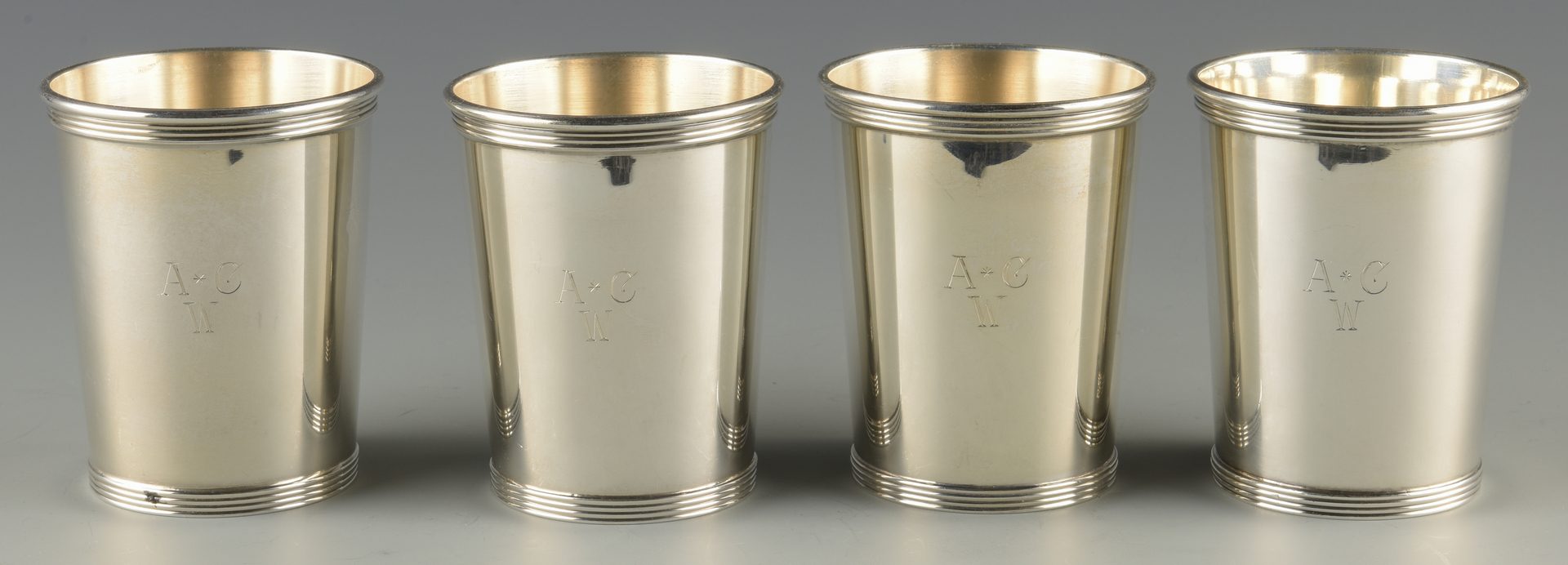 Lot 367: 8 Sterling Julep Cups