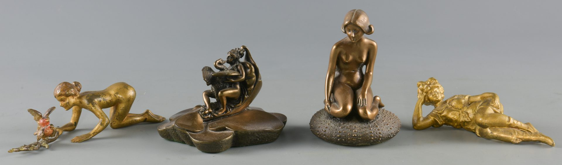 Lot 383: 10 Miniature Bronzes inc. Bergman
