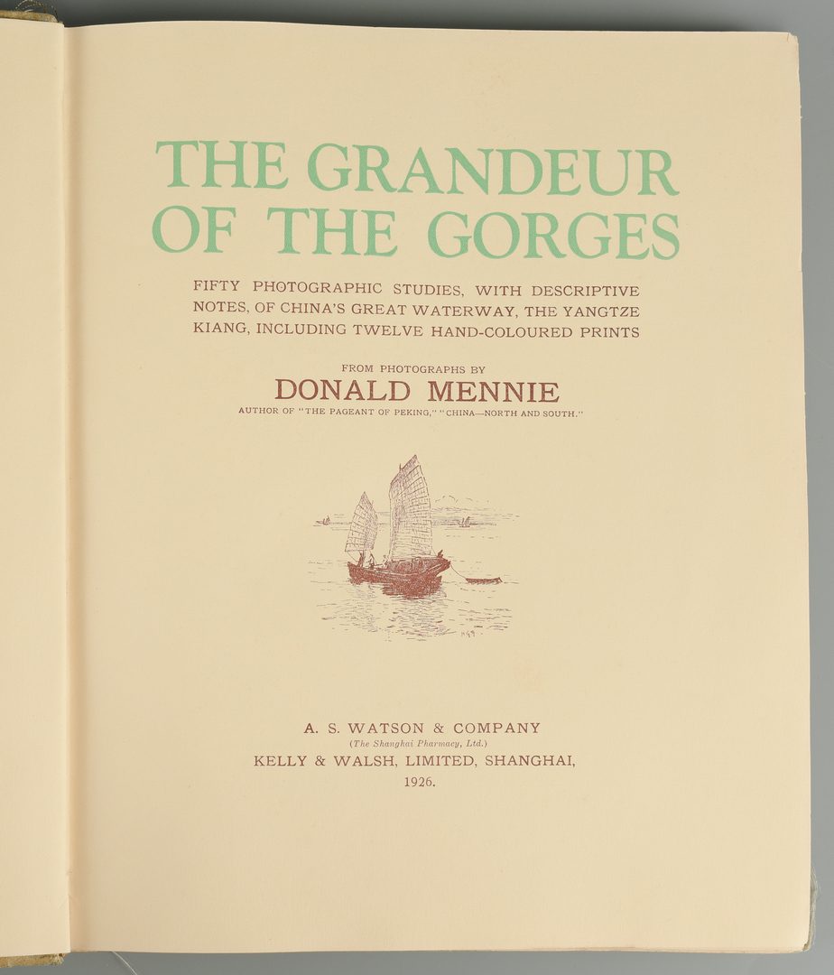 Lot 39: Mennie Grandeur of the Gorges Photography