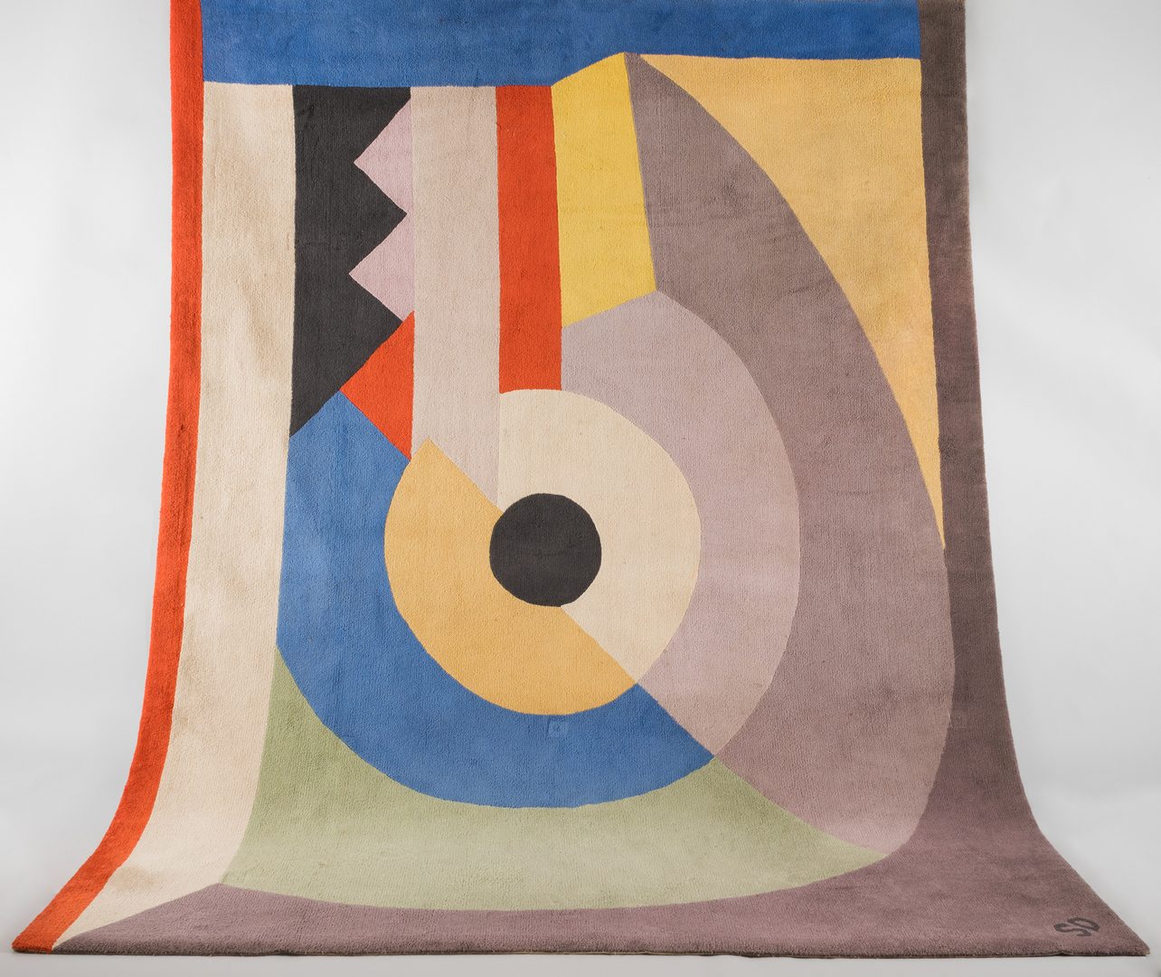Lot 402: Sonia Delaunay carpet, "Pierrot Lunaire" 52/100