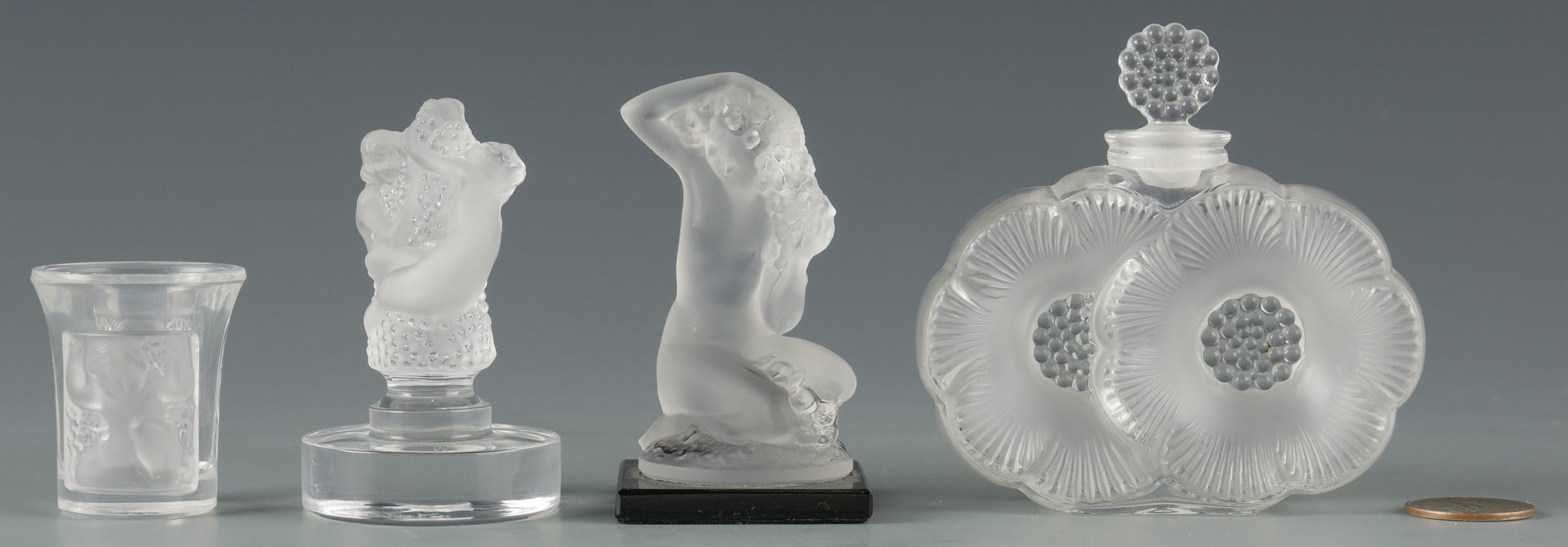 Lot 420: Group of Lalique Glassware, 10 pcs