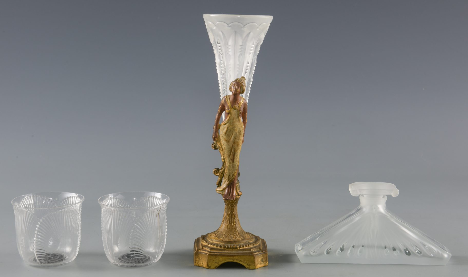 Lot 421: Lalique & Brosse Glassware, 11 pcs