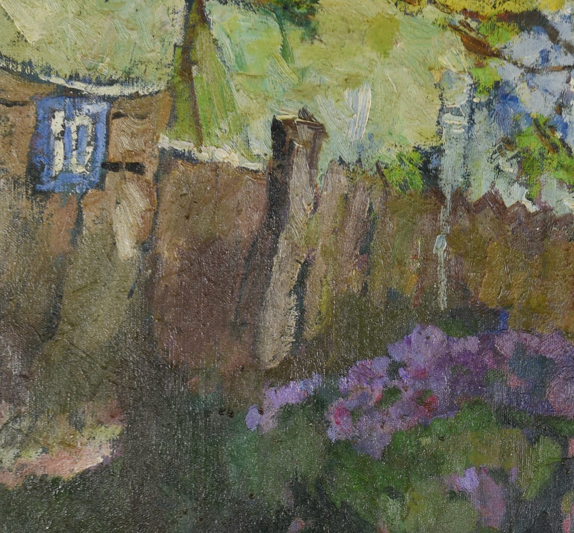 Lot 431: Oleg Avakimjan, Oil on Linen, The Farmhouse