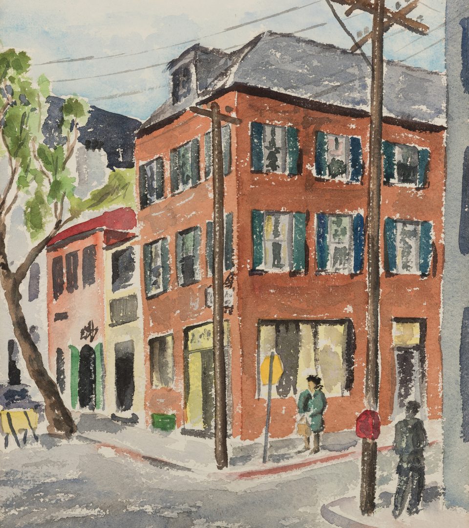 Lot 465: Vicksburg and Charleston Watercolors
