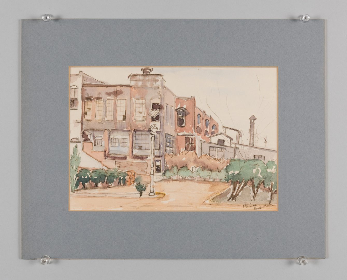 Lot 465: Vicksburg and Charleston Watercolors