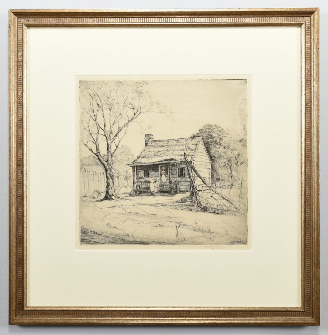 Lot 466: Elizabeth O'Neill Verner etching