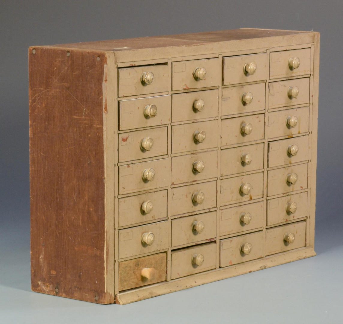Lot 482: Apothecary Cabinet and Box
