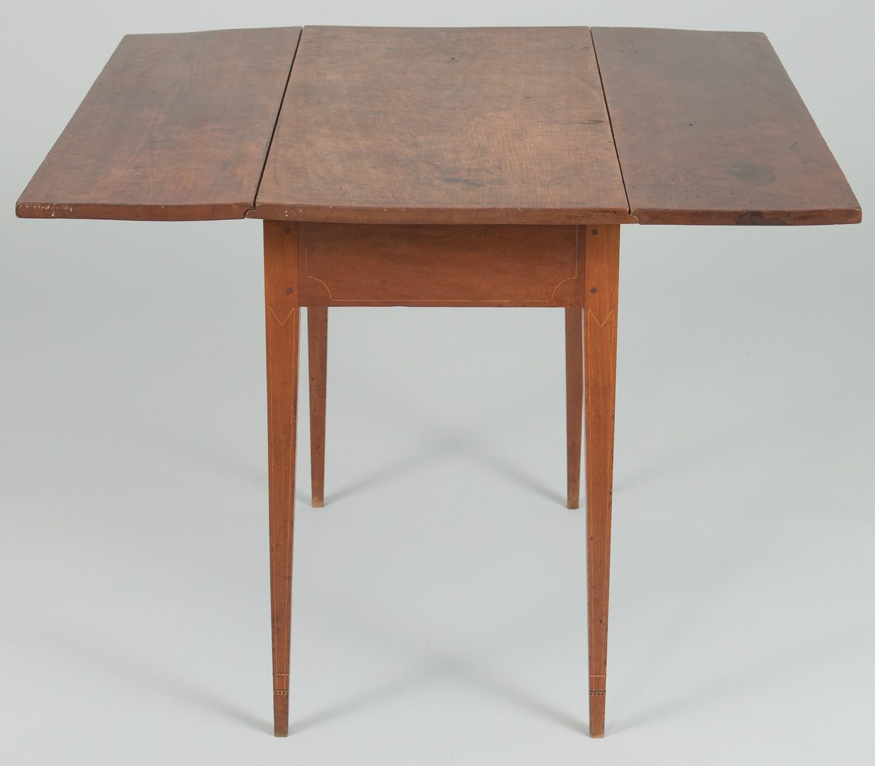 Lot 498: Southern Cherry Inlaid Pembroke Table