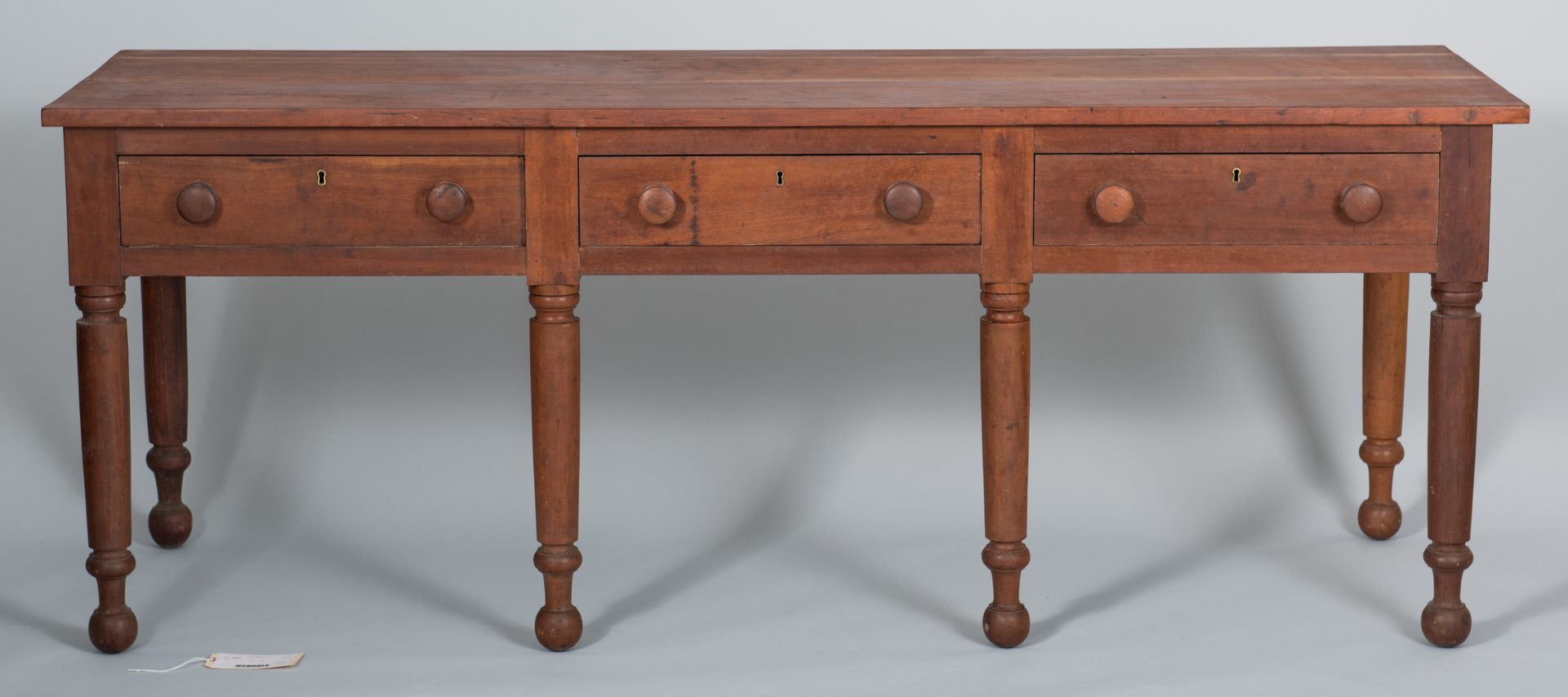 Lot 500: Middle TN Cherry 3-Drawer Table